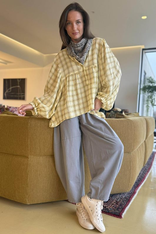 Greta Country Smock Custard